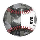 Foto World's Nummer Eins-Vater Opa Custom Baseball (Vorderseite)