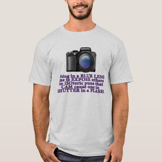 Foto-Wortspiel-T - Shirt (Vorderseite)