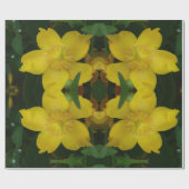 Foto-Wrapper für die gelbe Blume Geschenkpapier (Flach)