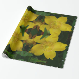 Foto-Wrapper für die gelbe Blume Geschenkpapier
