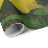 Foto-Wrapper für die gelbe Blume Geschenkpapier (Rolleneckpunkt)
