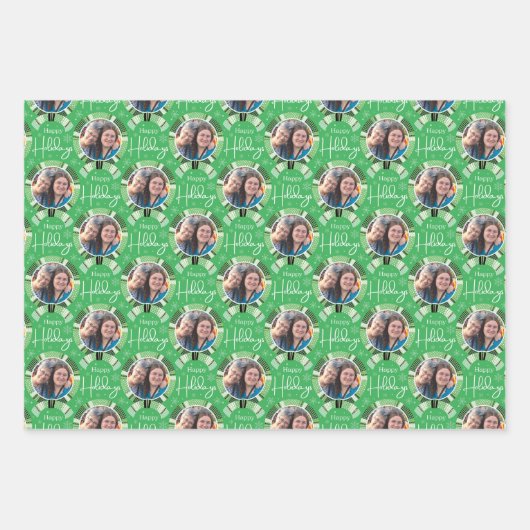 Foto-Wrapping Paper Sheets Geschenkpapier Set (Vorderseite 3)