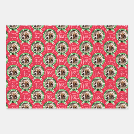 Foto-Wrapping Paper Sheets Geschenkpapier Set (Vorderseite 2)