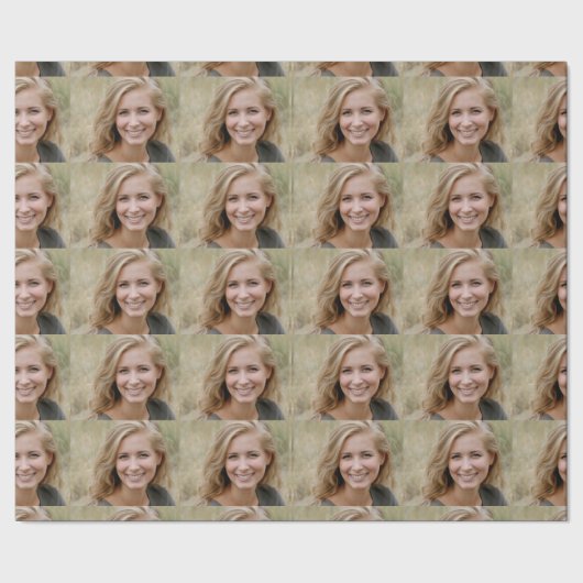 FOTO WRAPPING PAPIER CUSTOM GESCHENKPAPIER (Saum)