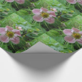 Foto-Wrapping-Papier mit rosa Blume Geschenkpapier (Ecke)