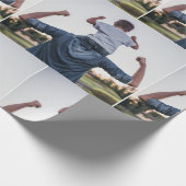 Foto-Wrapping-Papier, Personalisiertes Wrapping Geschenkpapier (Ecke)