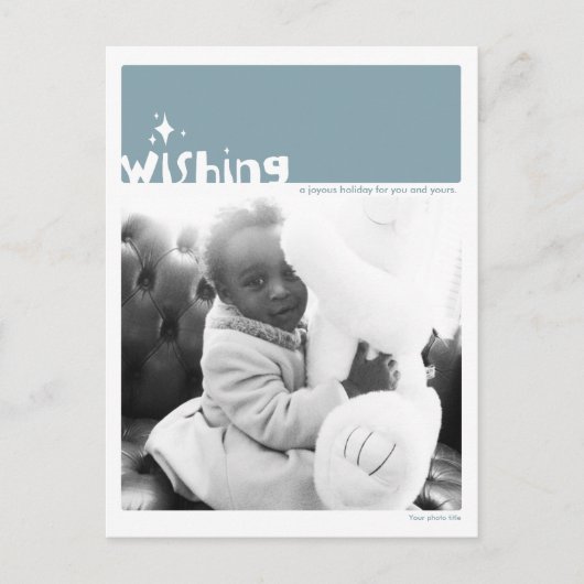 Foto "Wunschurlaub" Postkarte (Vorderseite)