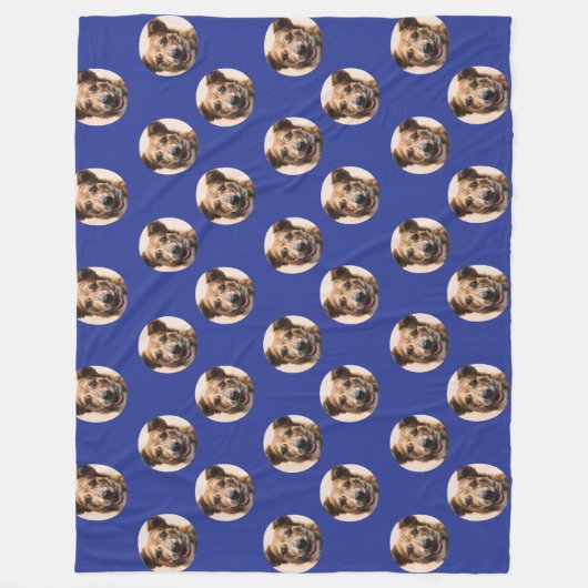 Foto-Wurfdecke Fleecedecke (Vorderseite)