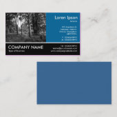 Foto - Wüstenblau - im Wald Visitenkarte (Vorne/Hinten)