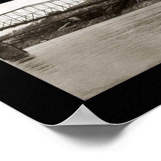 Foto WV Wasserfront 1909 Poster (Ecke)