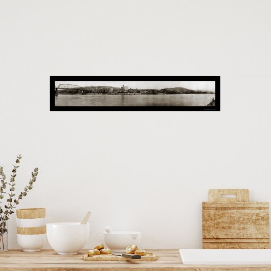 Foto WV Wasserfront 1909 Poster (Küche)