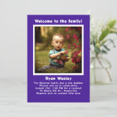 Foto "Young Child Adoption Party" Einladung (Stehend Vorderseite)