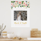 Foto-Zeichen, Feier des Lebens-Zeichen Poster (Küche)