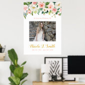 Foto-Zeichen, Feier des Lebens-Zeichen Poster (Heimbüro)