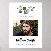 Foto-Zeichen, Feier des Lebens-Zeichen Poster (Vorne)