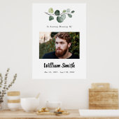 Foto-Zeichen, Feier des Lebens-Zeichen Poster (Küche)