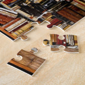 Foto-Zeichnung der Bibliothek Puzzle (Seite)