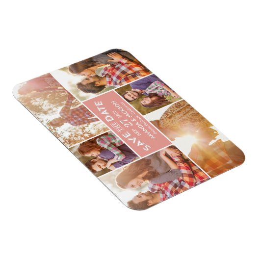 Foto zeigt bearbeitbare Farbe Speichern des Datums Magnet (Rechte Seite)