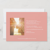 Foto zeigt die bearbeitbare Farbkarte Save the Dat Dankeskarte (Rückseite)