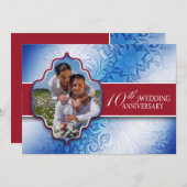 Foto zum 10. Hochzeitstag Einladung (Vorne/Hinten)