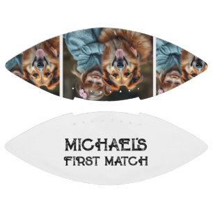 Foto zum 1. Geburtstag als Andenken Football