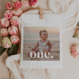 Foto zum 1. Geburtstag - eins Geschenktütchen