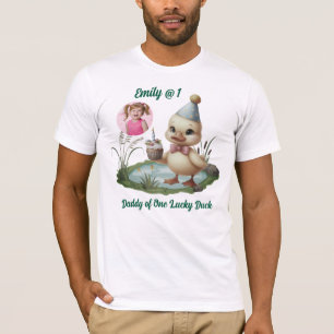 Foto zum 1. Geburtstag: Papa einer Glücklichen Ent T-Shirt