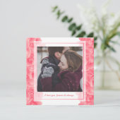 Foto zum 1. Valentinstag Einladung (Stehend Vorderseite)