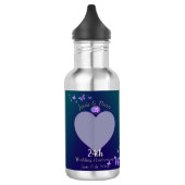 Foto zum 24. Hochzeitstag Edelstahlflasche (Links)