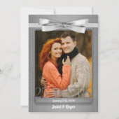 Foto zum 25. Mal zum Hochzeitstag Einladung (Vorderseite)