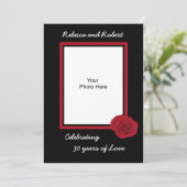 Foto zum 30. Hochzeitstag Einladung (Stehend Vorderseite)