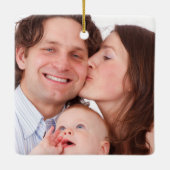 Foto zum 30. Hochzeitstag Keramikornament (Rückseite)