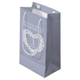 Foto zum 3. Hochzeitstag Kleine Geschenktüte