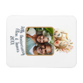 Foto zum 50. Geburtstag der Hochzeit Magnet (Horizontal)