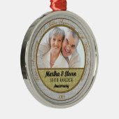 Foto zum 50. Goldenen Jubiläum Silbernes Ornament (Rechts)