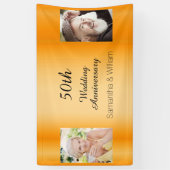Foto zum 50. Goldhochzeit Banner (Vertikal)
