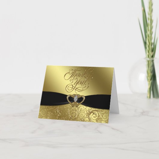 Foto zum 50. Hochzeitstag Dankeschön-Karte Dankeskarte (Vorderseite)