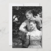 Foto zum 50. Hochzeitstag Einladung (Rückseite)