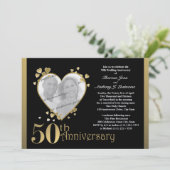 Foto zum 50. Jahrestag Einladung (Stehend Vorderseite)