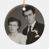 Foto zum 50. Jahrestag Keramik Ornament (Hinten)