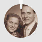 Foto zum 50. Jahrestag Ornament (Rückseite)