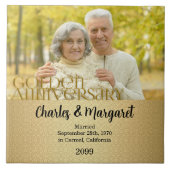 Foto zum 50. Jubiläum Fliese (Vorderseite)