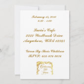 Foto zum 50. Jubiläum Party Einladung (Rückseite)