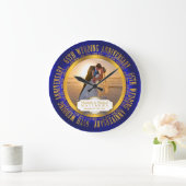 Foto zum 65. Geburtstag der Hochzeit Große Wanduhr (Zuhause)