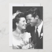 Foto zum 70. Hochzeitstag Einladung (Rückseite)