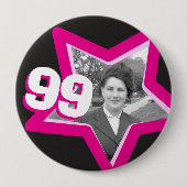 Foto zum 99. Geburtstag Button (Vorderseite)