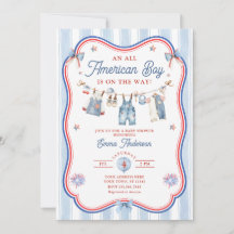 Foto zum Baby Shower All American Boy