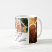 Foto zum Besten Freundschaftstag Kaffeetasse (VorderseiteRechts)