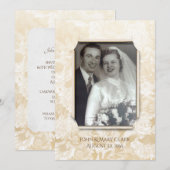 Foto zum Blumenjubiläum Einladung (Vorne/Hinten)