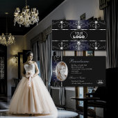 Foto zum Edelschwarz-Verzierten Grenzflächenlogo Visitenkarte